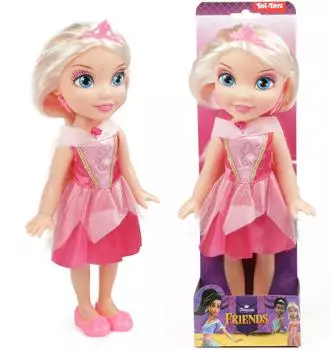 TOI-TOYS Princess Friends Prinzessin Puppe, rosa, 30cm (05421B)