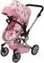 Bayer-Chic Mika Kombi-Puppenwagen Flowers pink (595-85)