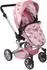 Bayer-Chic Mika Kombi-Puppenwagen Flowers pink (595-85)