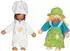 Goki Biegepuppen Fynja & Fabio, Klamottenkiste, 6 Outfits (51482)