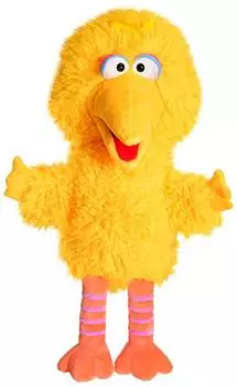 Living Puppets Bibo Handpuppe Sesamstra&szlig;e, Pl&uuml;sch 55cm
