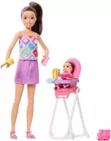 0 Barbie "Skipper Babysitters Inc." Hochstuhl Spielset (JJB44)