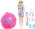 Barbie Roll and Reveal Pop Star Puppe, blond, 8 Überraschungen, Discokugel-Hülle (JMK19)