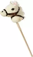 Steckenpferd HEUNEC "Steckenpferd mit abnehmbarem Stecken, beige", beige,