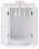 Moni Puppenkleiderschrank PH12B011, Holz, weiß, 42,5x22x57cm (109191)