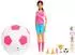 Barbie Team Roll & Reveal Fußballspielerin-Puppe mit Zubehör, brünett (JMK20)
