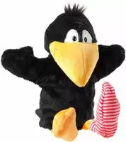 Heunec Handpuppe "Rabe Socke" enth&auml;lt recyceltes Material