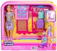 Barbie Anziehpuppe "Barbie Kofferband Spielset mit Puppe Malibu"