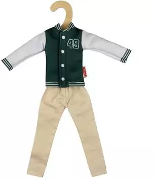 Heless Time2Shine Collegejacke mit Stoffhose für Modepuppen 29cm (8640)
