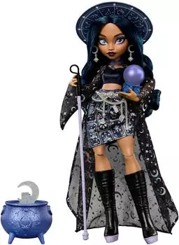Monster High Claire De Luna Moonspell Magic Puppe mit Kessel-&Uuml;berraschung & Zubeh&ouml;r (JMB89)