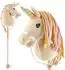 Bieco Steckenpferd Einhorn Aurora mit Rollen, Holz (74000214)