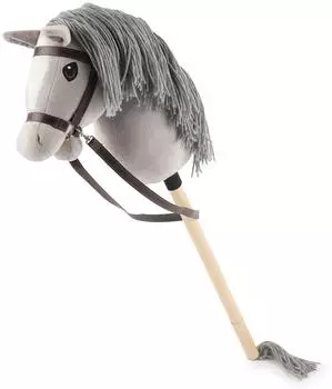 Bieco Hobby Horse Steckenpferd grau, Gr&ouml;&szlig;e S (74000224)