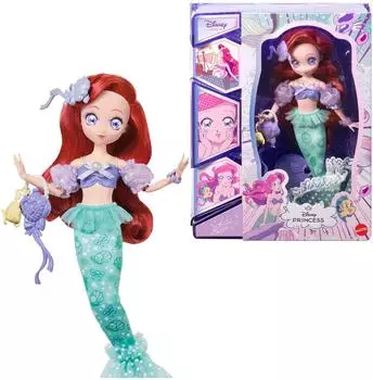 Mattel Disney Prinzessin Ariel Meerjungfrau Manga Sammlerpuppe
