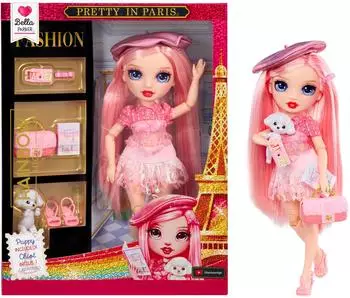 MGA Entertainment Pretty in Paris Modepuppe Bella Parker, rosa (248781)