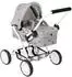 Bayer-Chic Smarty Puppenwagen mit Tragetasche, Sternchen grau (555-37)