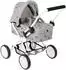 Bayer-Chic Smarty Puppenwagen mit Tragetasche, Sternchen grau (555-37)