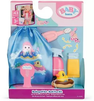 BABY born Badespa&szlig;-Set mit Click & Play f&uuml;r 36 und 43cm Puppen (839881)
