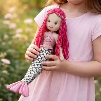 Sweety-Toys Meerjungfrau Puppe 45 cm Rosa