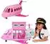 Barbie Dream Plane Spielset mit Sound, Mikrofon & 14 Zubehörteilen (JLW92)