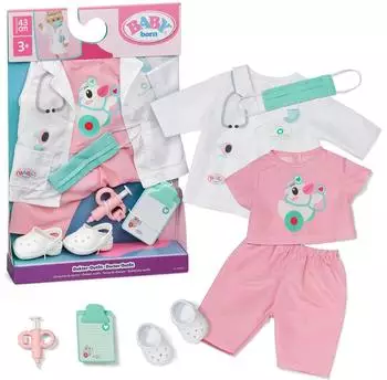 BABY born Doktor-Outfit 43cm Click & Play (840016)