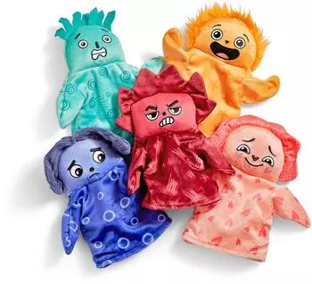 hand2mind Feelings Family Handpuppen-Set, soziale F&auml;higkeiten, ab 18 Monaten (97394)