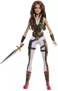 Barbie Teela Signature-Puppe im Jumpsuit mit Schwert (JKG65)