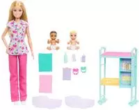Barbie Anziehpuppe "Barbie Nurturing Spielset - Kinder&auml;rztin"