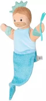 Sterntaler Handpuppe Wassermann, Pl&uuml;sch, dunkelt&uuml;rkis