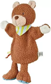 Sterntaler Handpuppe B&auml;r Bob, hellbraun, Flauschstoff (3602634)
