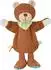 Sterntaler Handpuppe Bär Bob, hellbraun, Flauschstoff (3602634)