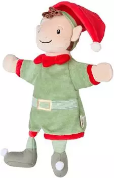 Sterntaler Handpuppe Wichtel, Flauschstoff, steingr&uuml;n (93210414-0)