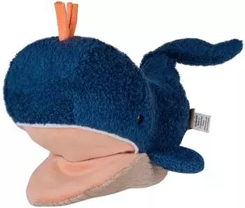 Sterntaler Handpuppe Wal, Flausch, marine