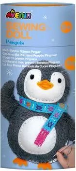 Avenir N&auml;h-Puppe Pinguin, gemischte Farben (CH1626)
