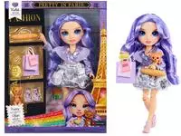 MGA 248798-EUC, MGA Rainbow High Pretty in Paris Fashion Doll- Violet (248798-EUC)