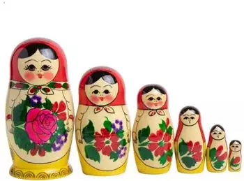 rukauf Matrjoschka 6er-Set 13 cm