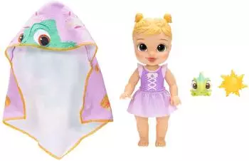 Disney Princess Rapunzel Badezeit-Puppe 30cm, wasseraktivierter Farbwechsel (290964-V2)