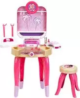 Klein Schminktisch "Barbie Sch&ouml;nheitsstudio, Happy Vibes" mit Hocker;...