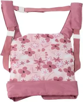 Bayer-Chic Puppen-Tragegurt Flowers, rosa (783-85)