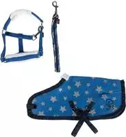 StarSet Cuddle Pony blau mit Sternenmuster - Blau