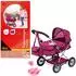 Idena Puppenwagen Smarty mit Tasche und Korb 58x37,5x57cm (40399)