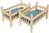 Small Foot Design Puppen-Hochbett, Holz, natur
