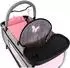 Bayer Design Multi-Puppenbett mit Hochstuhl, Wickelablage & Mobile, grau/rosa (62833AA)