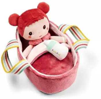 Lilliputiens Mio Stoffpuppe mit Körbchen 21cm (83725)