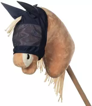 HKM Hobby Horsing Fliegenmaske dunkelblau, Einheitsgr&ouml;&szlig;e (15268)