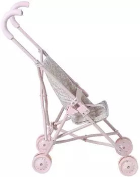 Vertbaudet Puppen-Buggy Retro Flower, rosa