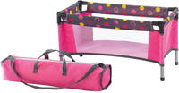 CHIC2000 Puppenbett "Puppen-Reisebett" mit Stoff-Tragetasche