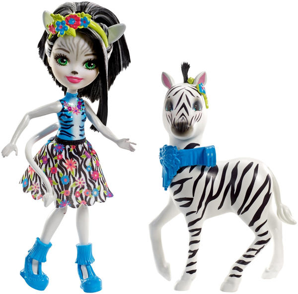 Mattel Enchantimals 15cm Zelena Zebra