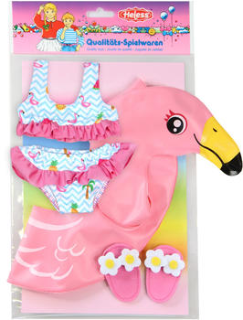 Heless Puppen-Schwimmset Flamingo Ella 35-45cm