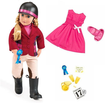 Planet Extra GmbH Our Generation Deluxe Lily Anna mit Reiteroutfit 46 cm