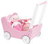 Pinolino Puppenwagen Jasmin komplett 4-tlg rosa